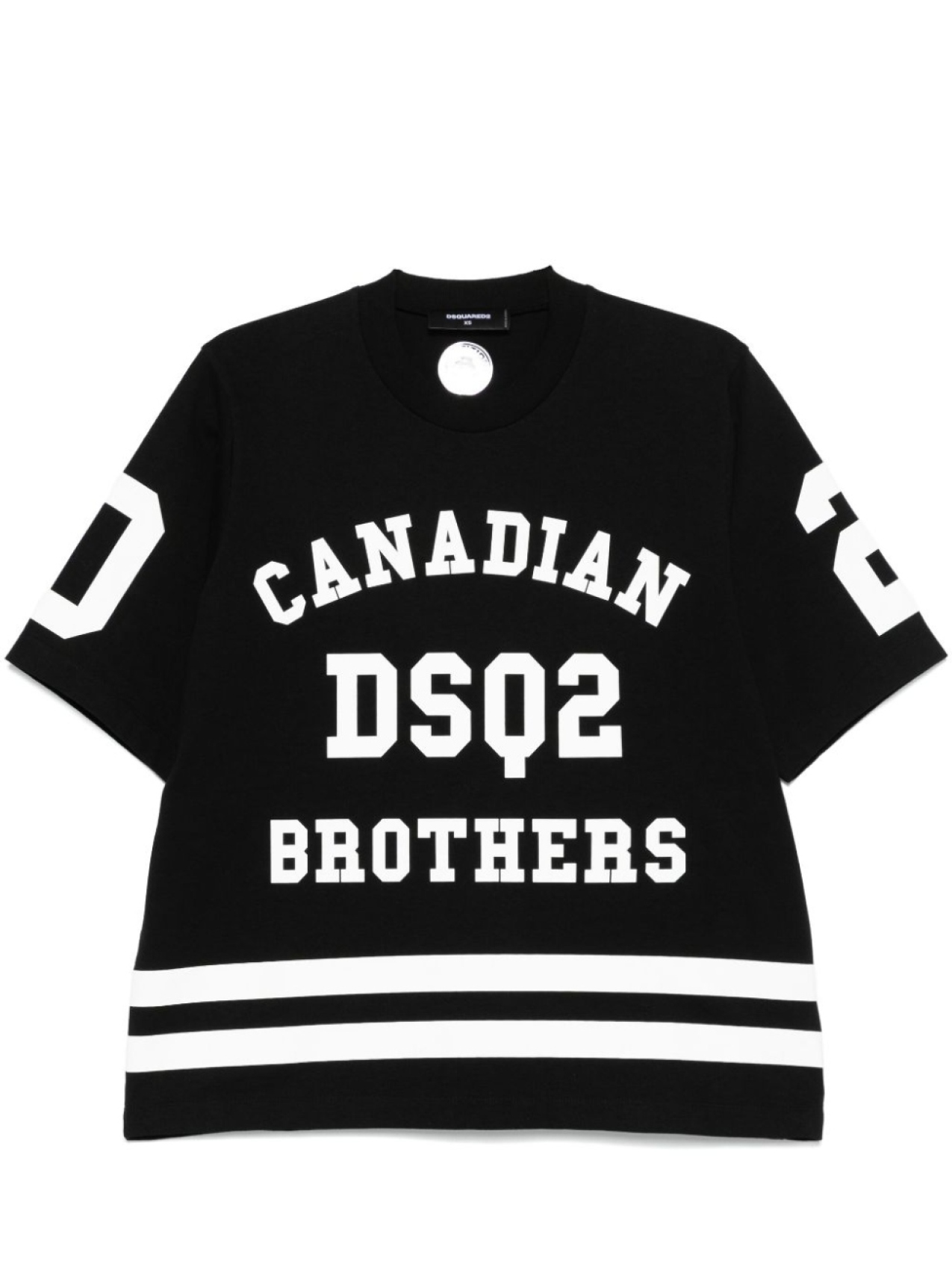 

DSQUARED2 футболка с логотипом, черный