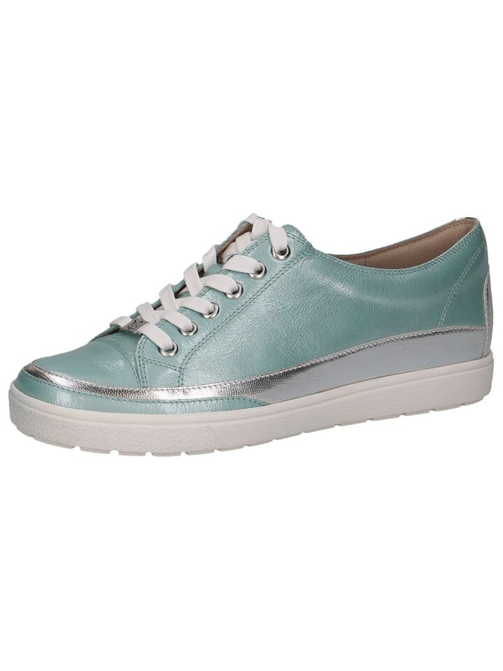 Кроссовки на шнуровке Caprice, цвет turquoise napl