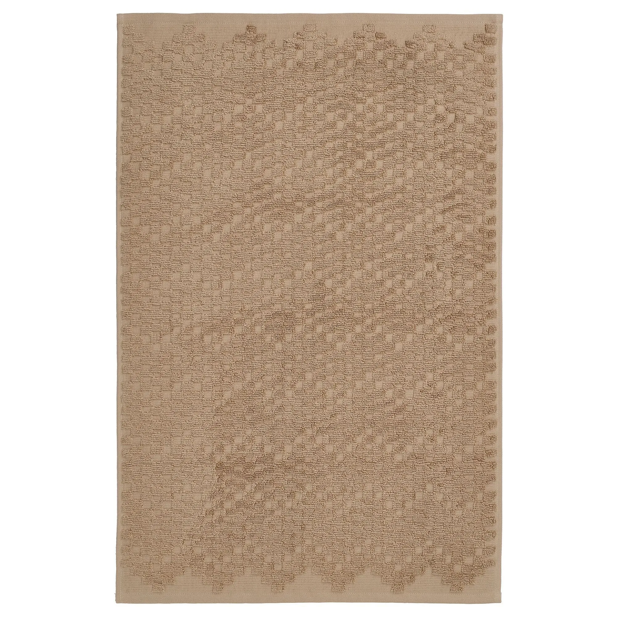 

Коврик для ванной, бежевый, 50x80 см, FJALLKATTFOT IKEA