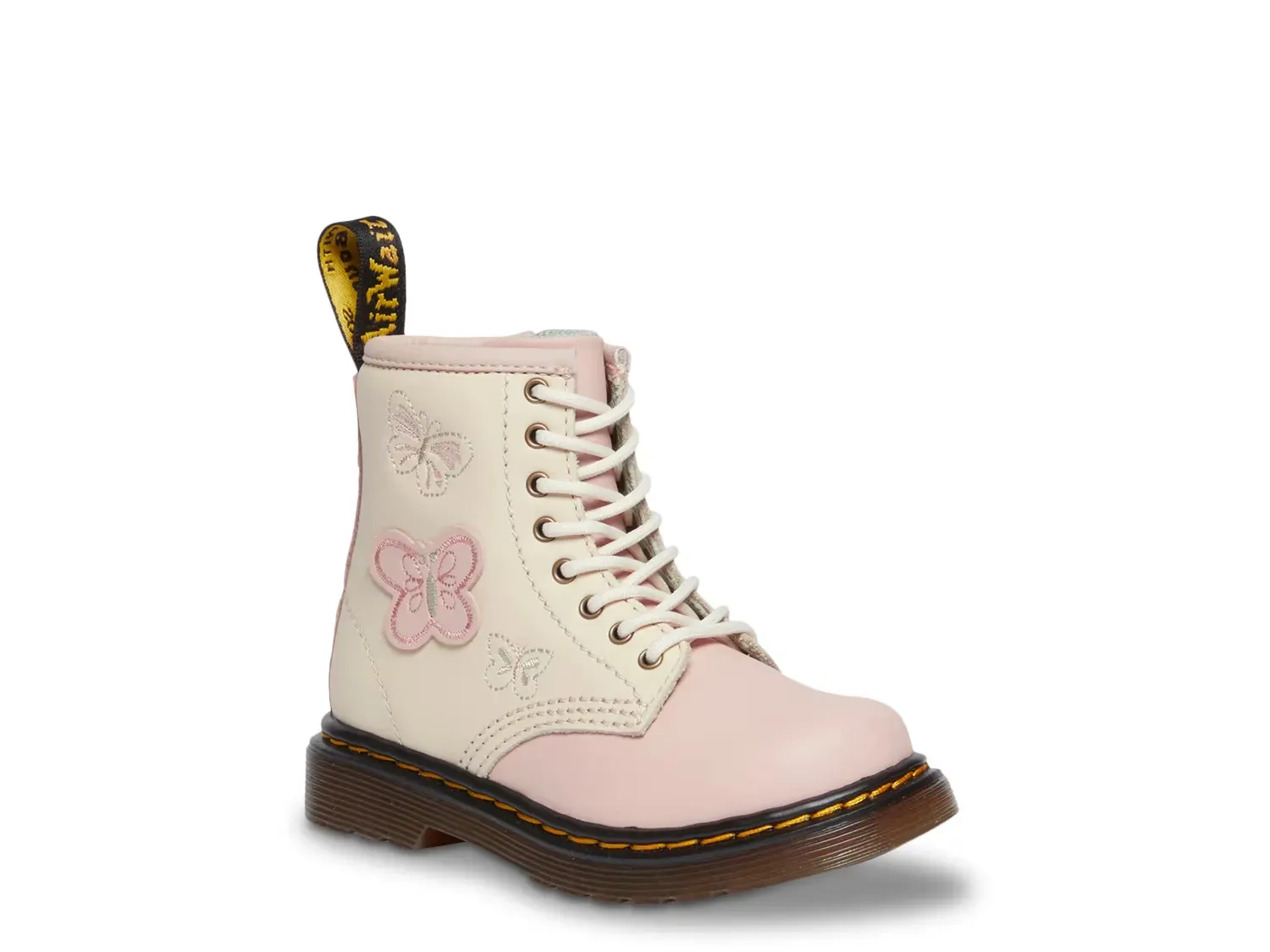 

Ботинки 1460 - детские Dr. Martens, Off White/Light Pink