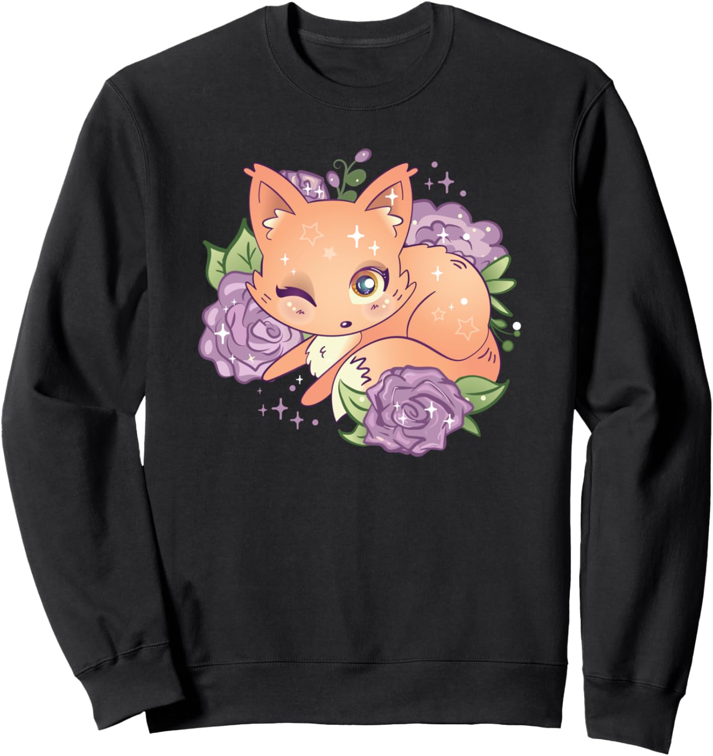 

Милая толстовка с изображением лисенка и цветка, подходящая для мужчин, женщин и детей Waldtier Meme, Fuchse Geschenke, Lustige Spruche, черный