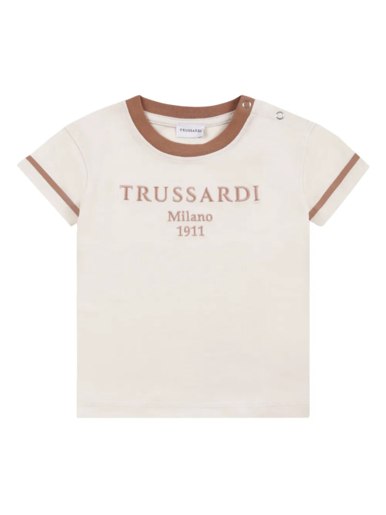 

Футболка TRUSSARDI JUNIOR из хлопка, нейтральный