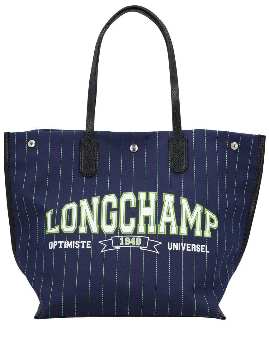 

Сумка-тоут Longchamp Le Pliage New из холста, синий