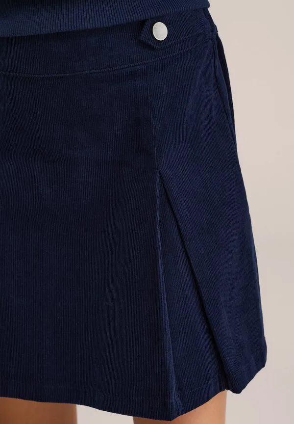 Плиссированная юбка We Fashion, Dark Blue — фото 4