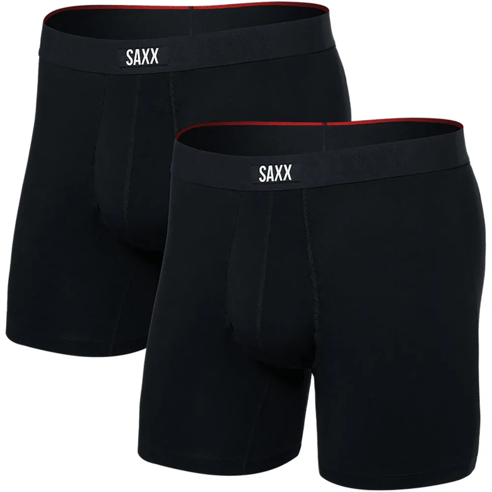 

Трусы-боксеры SAXX Underwear Vibe Xtra Brief Fly 2 units, черный