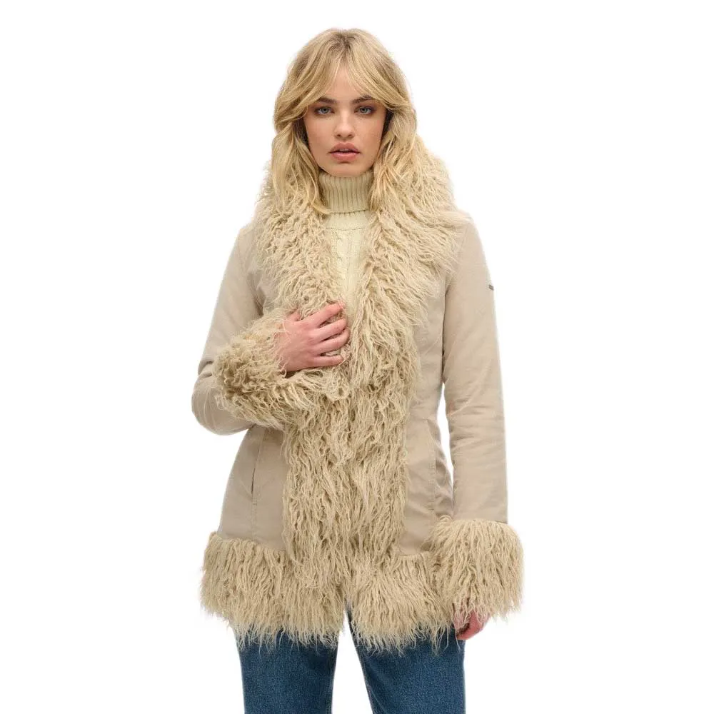 

Куртка Superdry Vintage Afghan, бежевый