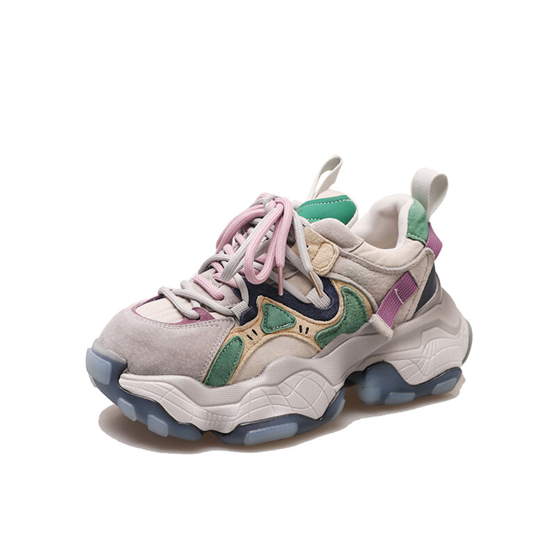 

Кроссовки MXGM Chunky Sneakers Women's Low-top, розовый