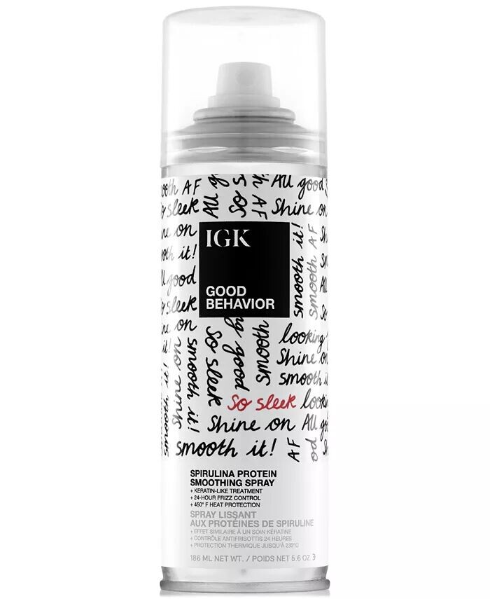 

Good Behavior Spirulina Protein Разглаживающий спрей Igk Hair