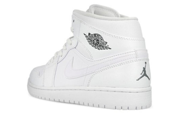 Кроссовки 1 ретро средние Air Jordan, белый — фото 4