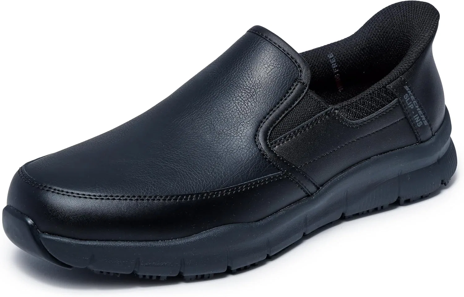 Мужские кухонные тапочки Skechers Nampa Broxtin Hands Free без шнурков, Black