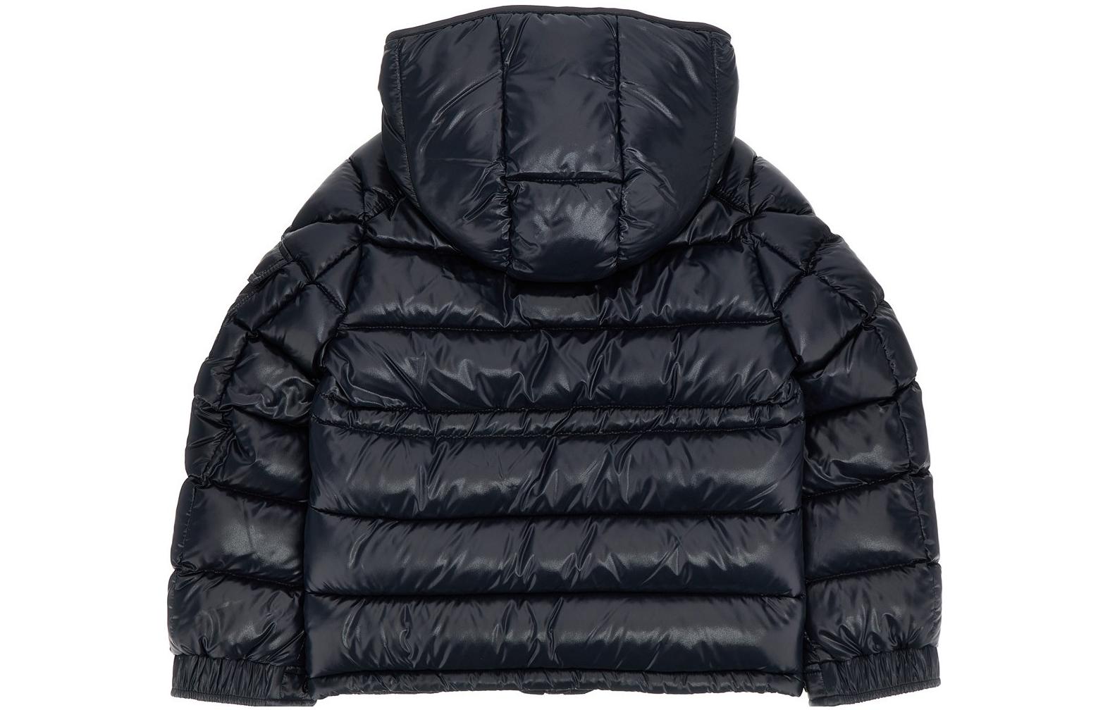Куртка пуховая Maire Темно-синяя Детская Moncler — фото 3