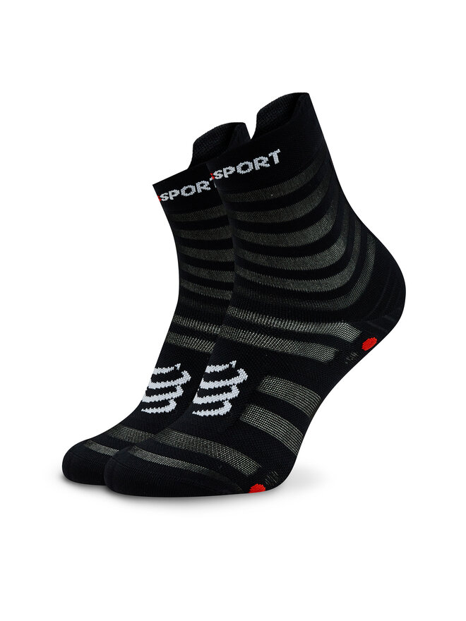 

Длинные носки Compressport Pro Racing Socks V4.0 Ultralight Run High XU00050B, черный