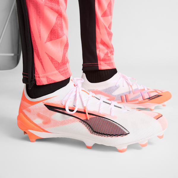 Бутсы для игры в футбол на твердом грунте для мужчин Ultra 5 Ultimate Puma, белый — фото 2