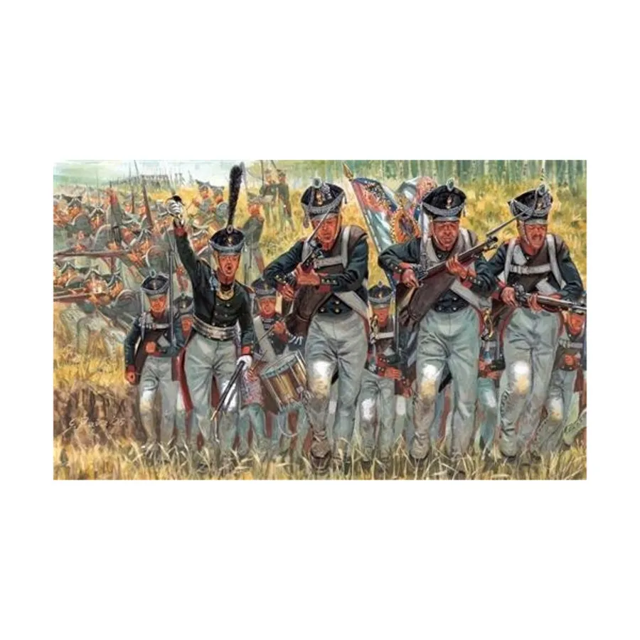 

Русская пехота, Historics - Napoleonic Wars 1815 (1:72) (Italeri)