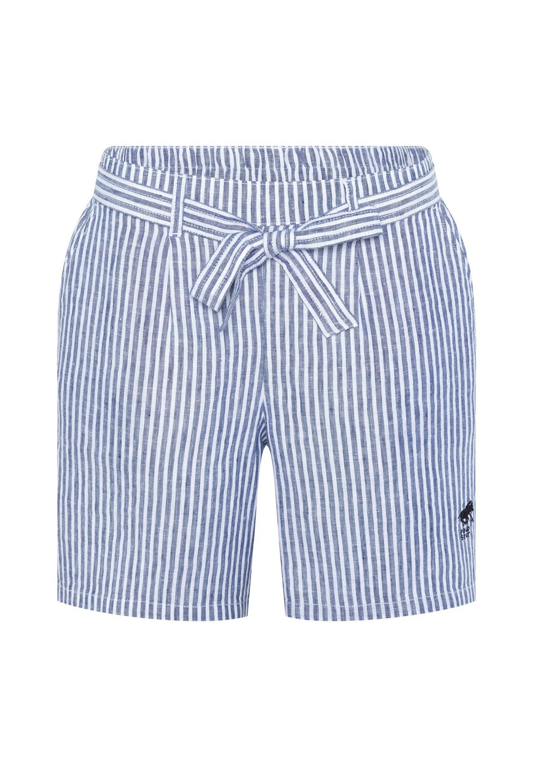 

Шорты с тканевым поясом и полосками POLO SYLT, цвет Dark Blue White
