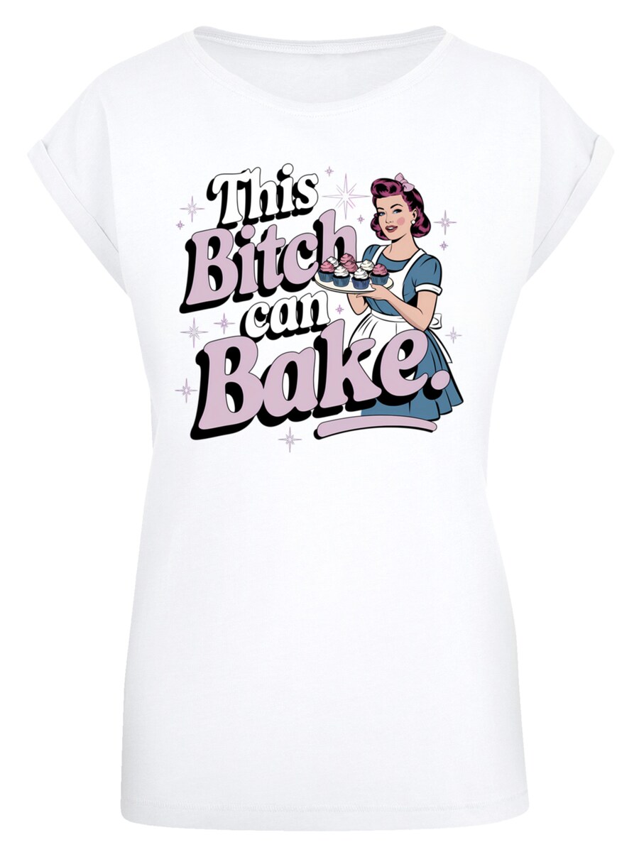 

Рубашка F4NT4STIC Vintage Pin Up Bäckerin, белый