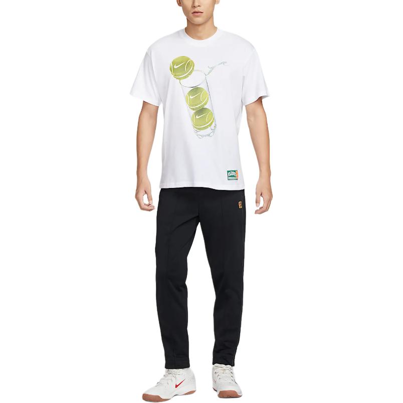 Футболка Court Men's Max90 Tennis Nike, белый — фото 4