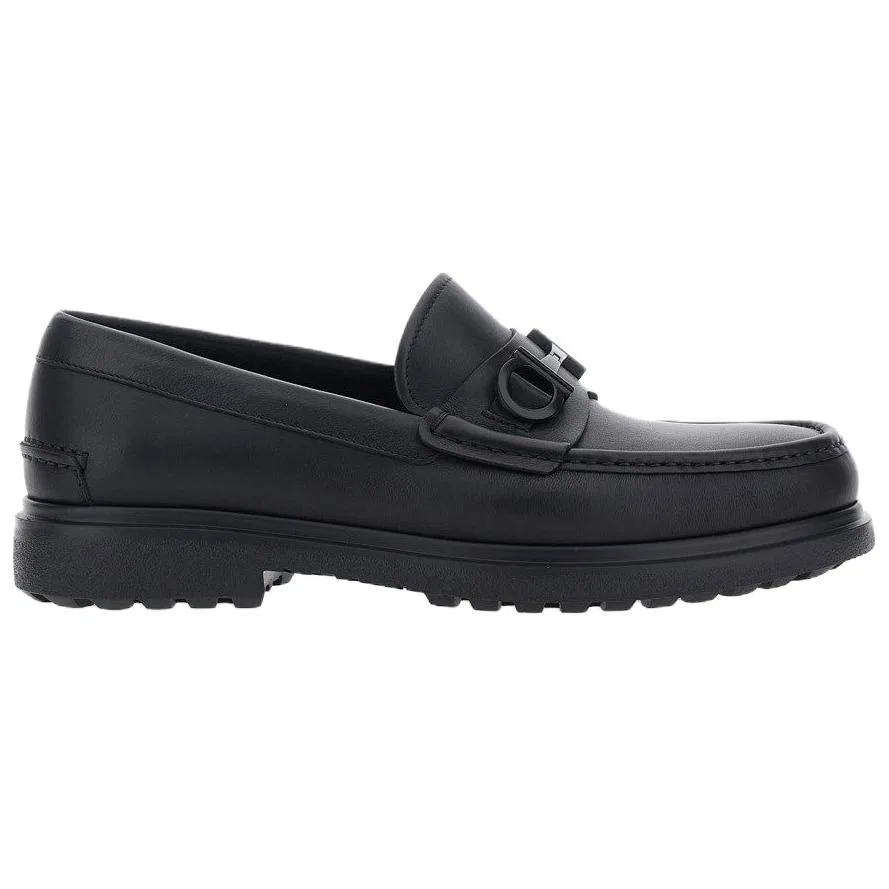 Лоферы из кожи Ferragamo Black — фото 3