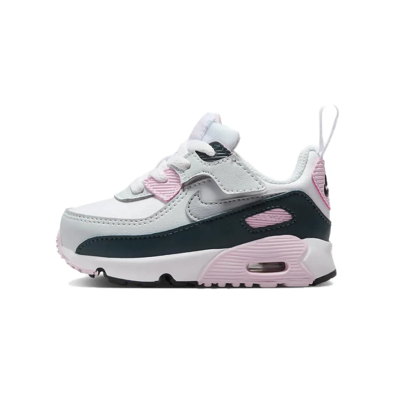 Кроссовки для малышей Nike Air Max 90 белые/розовые/серые