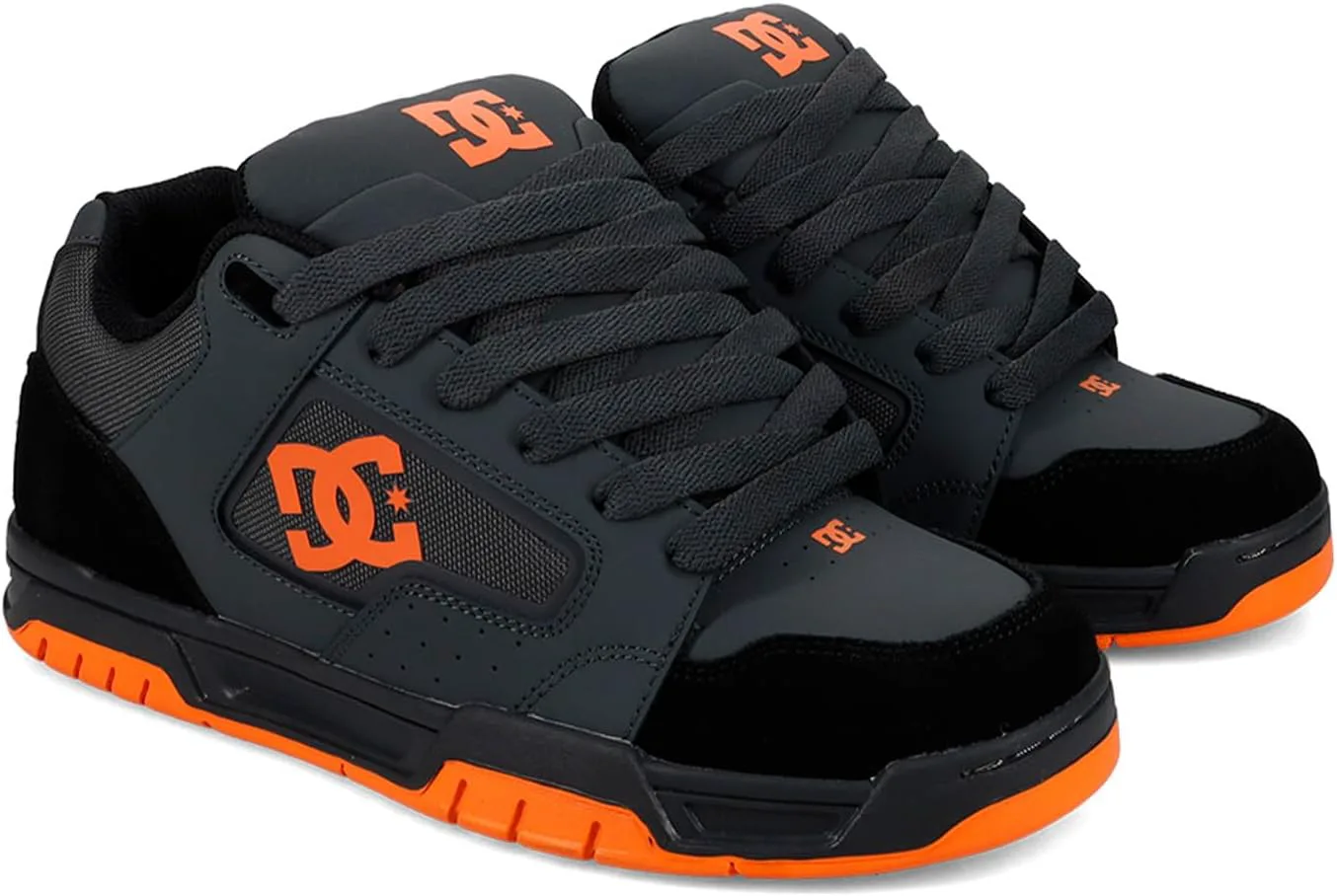 Мужские кроссовки DC Shoes Coiler, серый/черный/оранжевый — фото 2