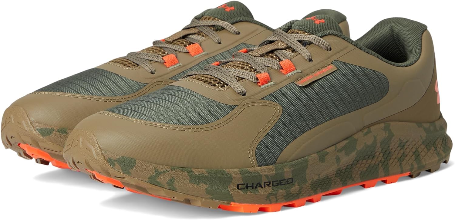 

Кроссовки Under Armour для мужчин Charged Bandit Trail 3, красный/зеленый