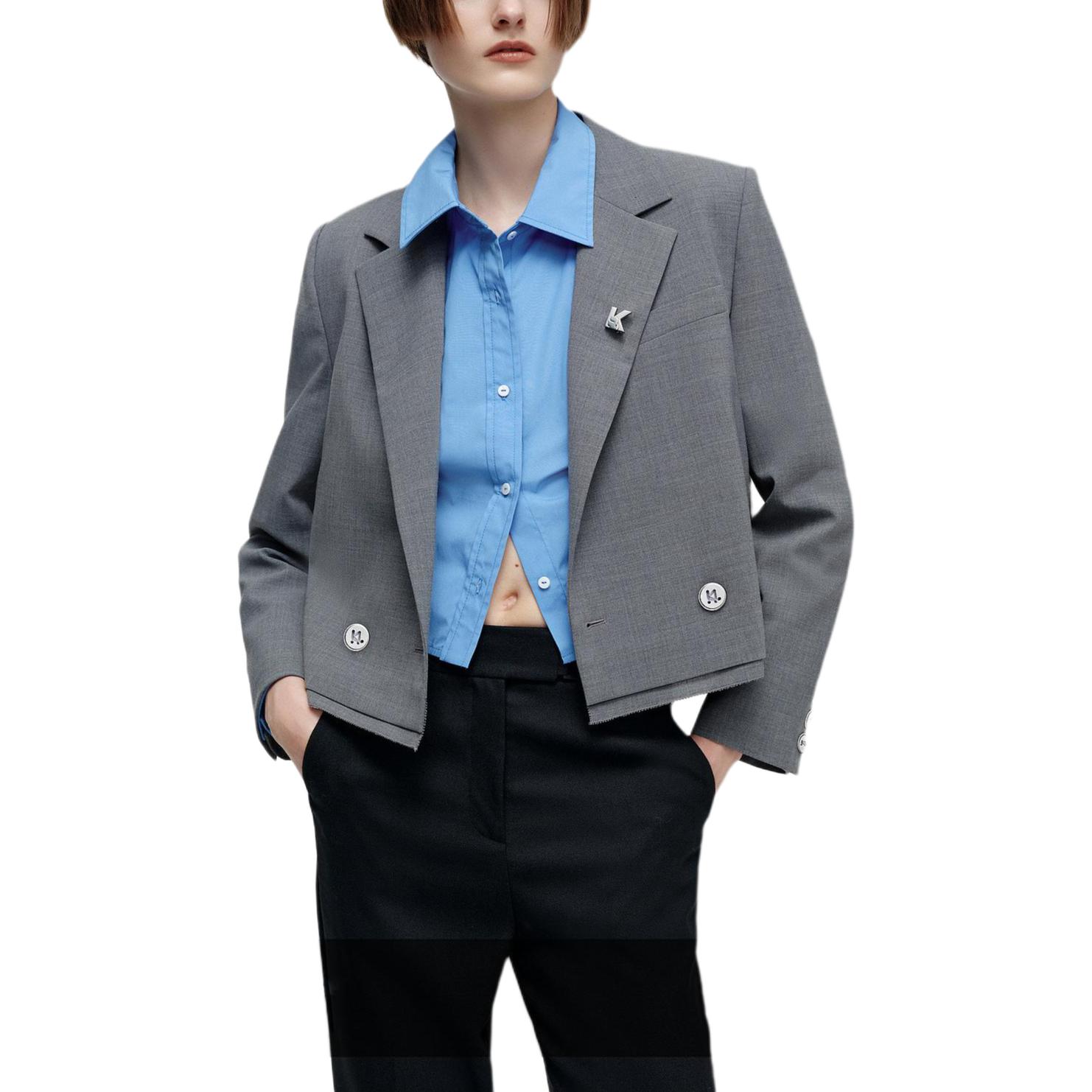 

KARL LAGERFELD / Karl Lagerfeld Jeans Деловой пиджак KARL LAGERFELD, Gray