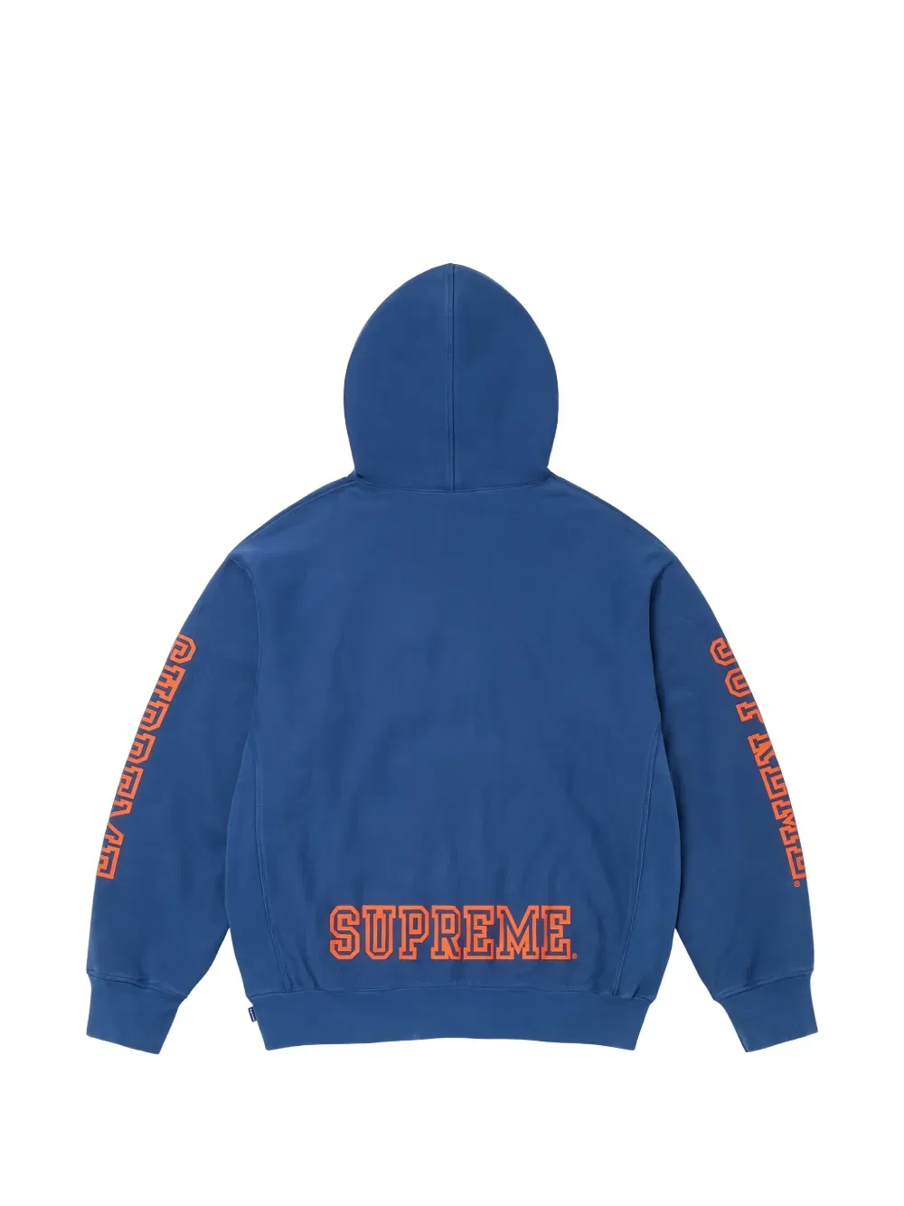 Толстовка с рукавами в университетском стиле Supreme, синий — фото 2