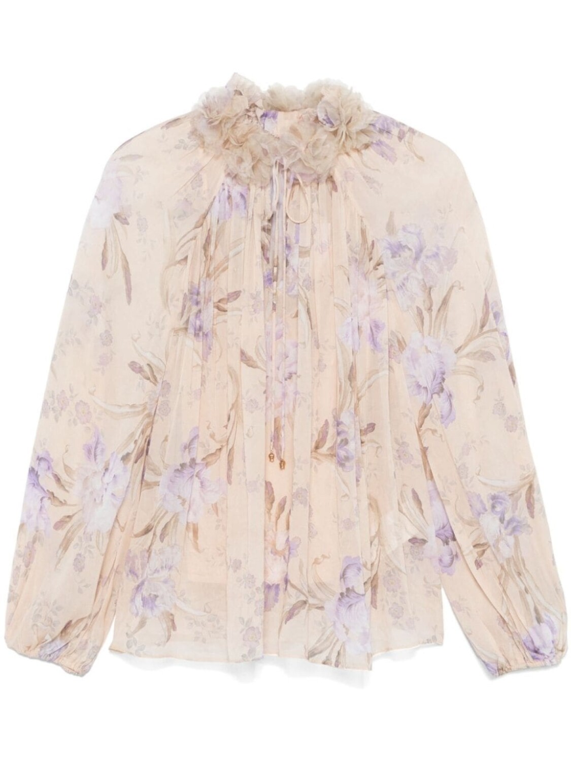 

ZIMMERMANN блузка Eden Billow, нейтральный цвет
