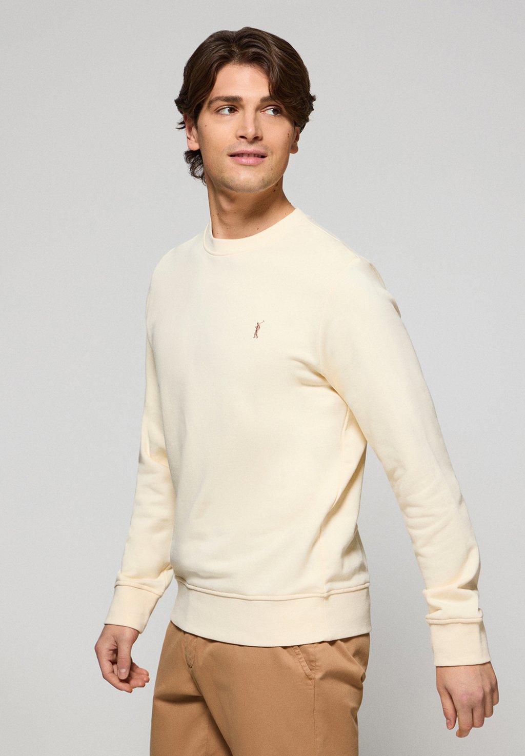 

Толстовка RIGBY GO U-NECK Polo Club, бежевый