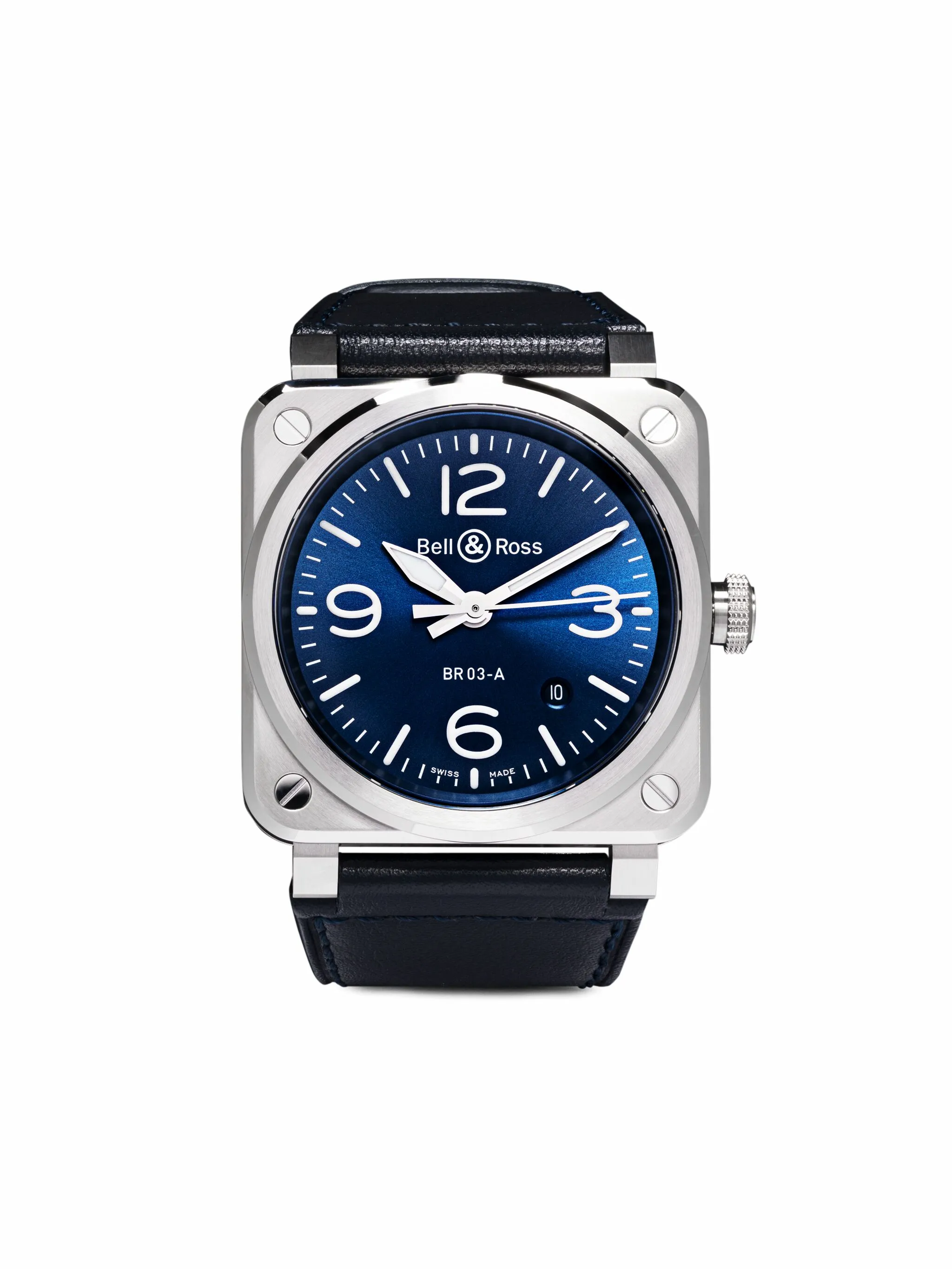 

Наручные часы BR 03 41 мм Bell & Ross, синий