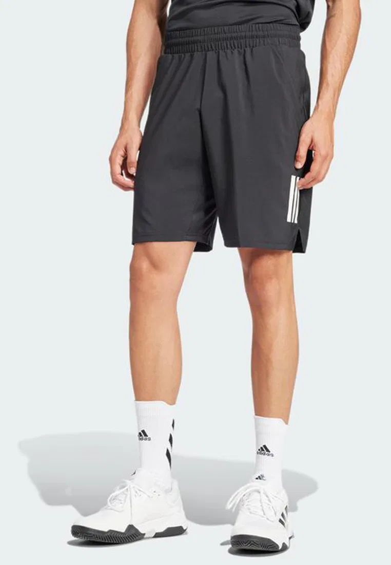 Шорты теннисные Climacool с тремя полосками, мужские, Adidas, черный