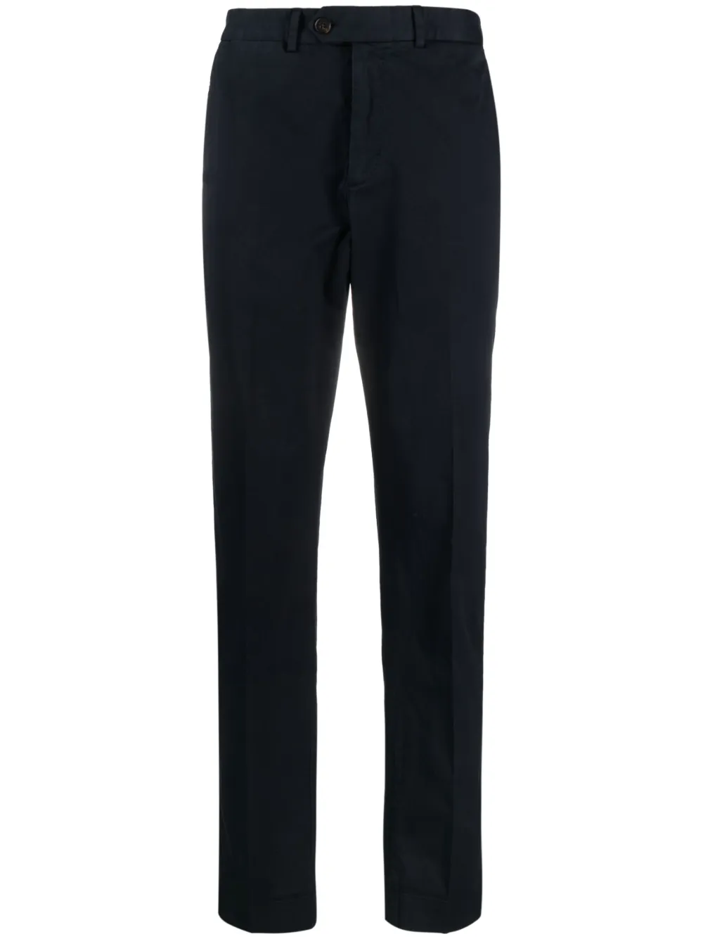 

Строгие брюки Eaton прямого кроя Ralph Lauren Purple Label, синий