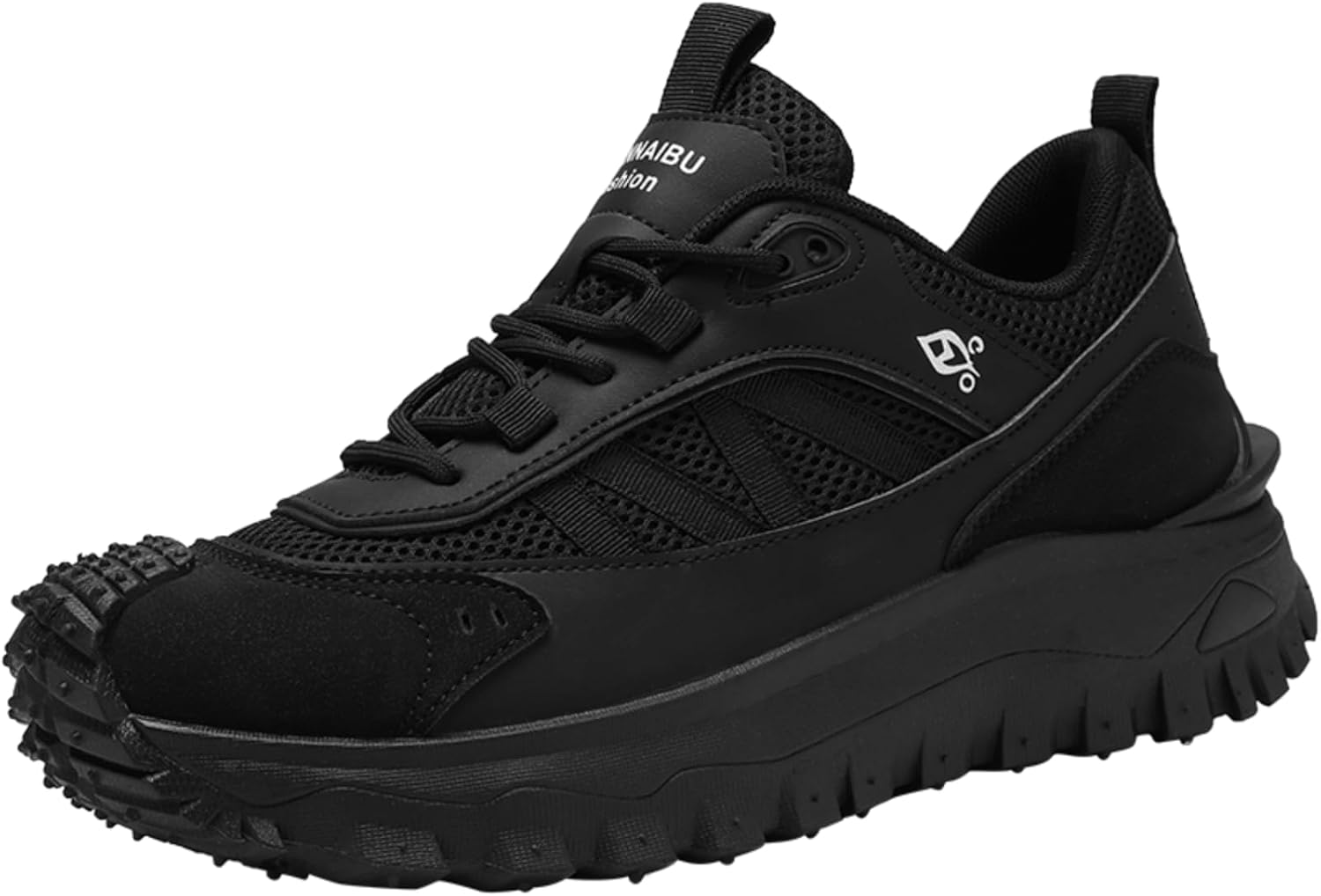 

Мужские полностью черные спортивные кроссовки для бега, легкие дышащие кроссовки для спортзала и улицы Aokisx