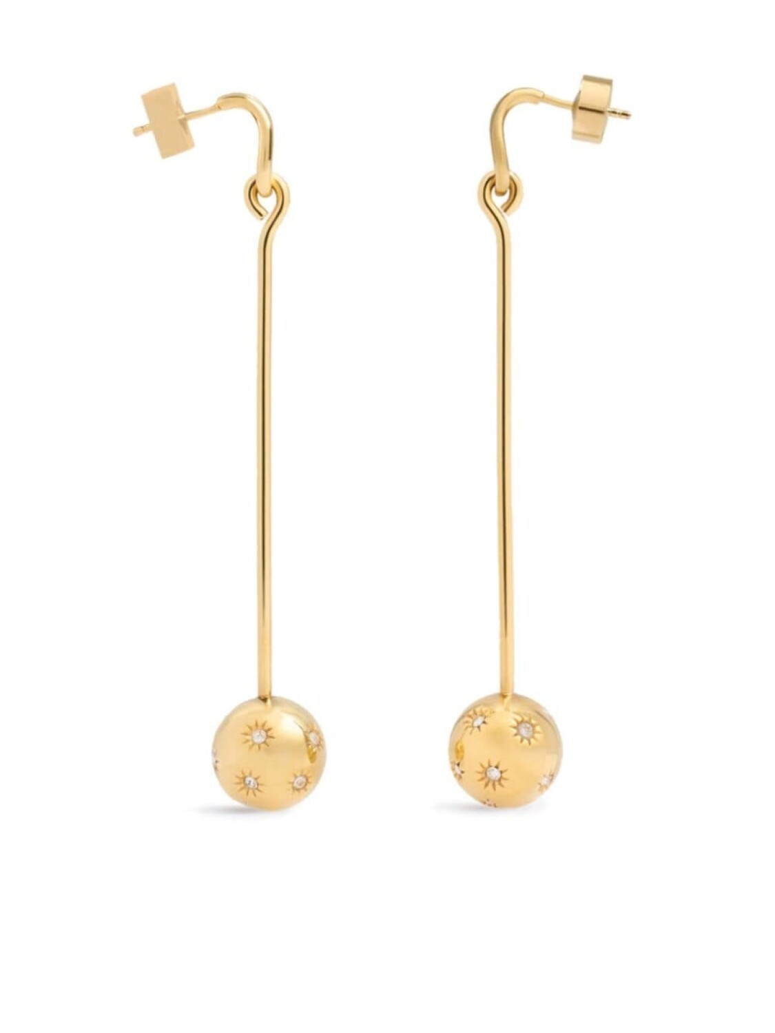 

Серьги Les boucles Nodo Jacquemus, золотой