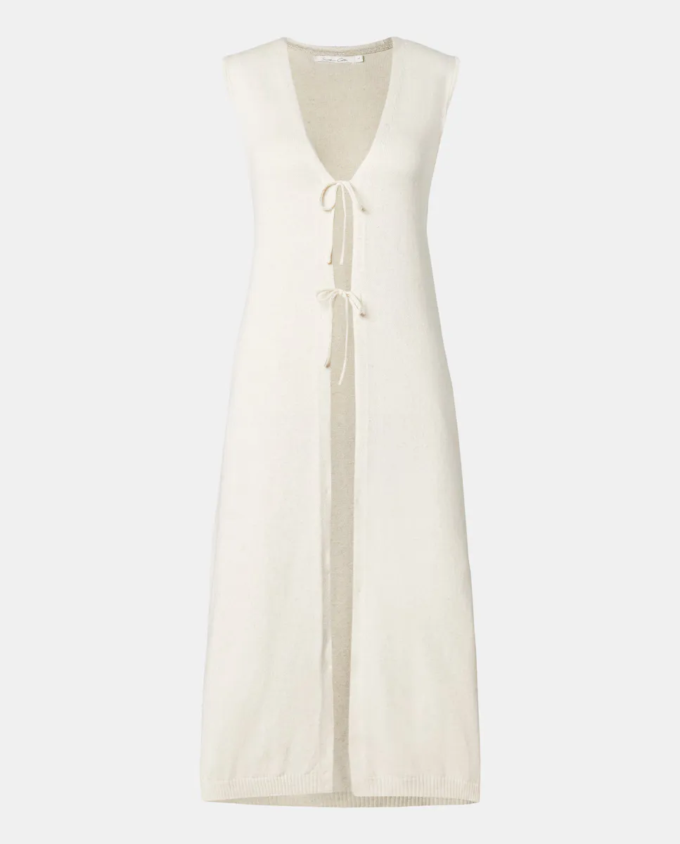 

Женский жилет из льняной смеси Southern Cotton, бежевый
