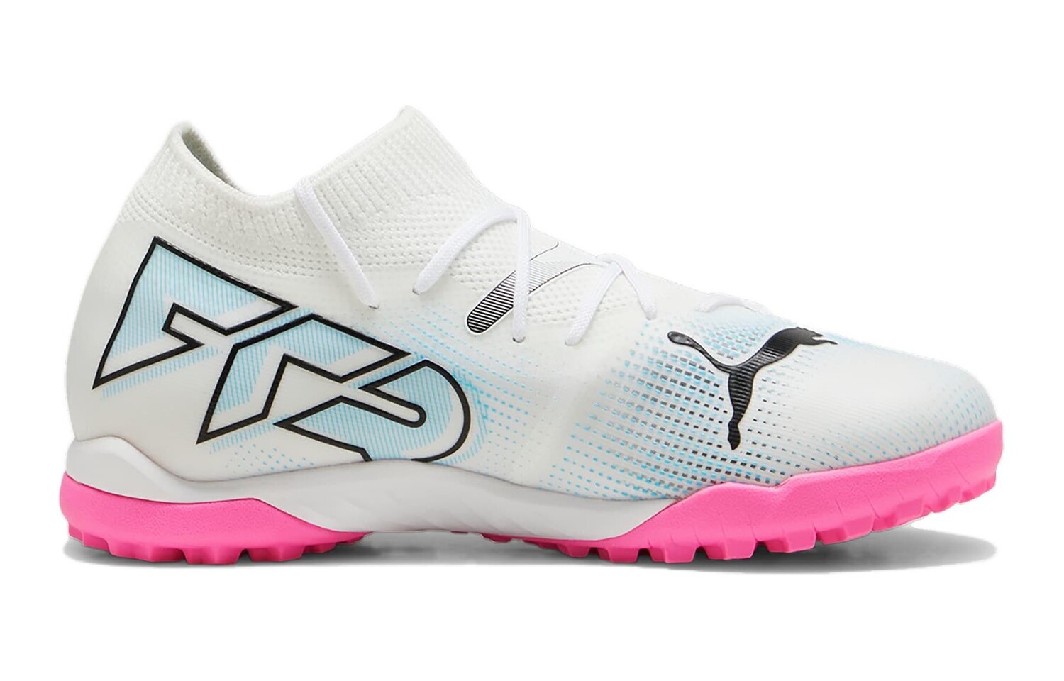 Детские футбольные бутсы Puma Future Series Kids, White/Pink — фото 2