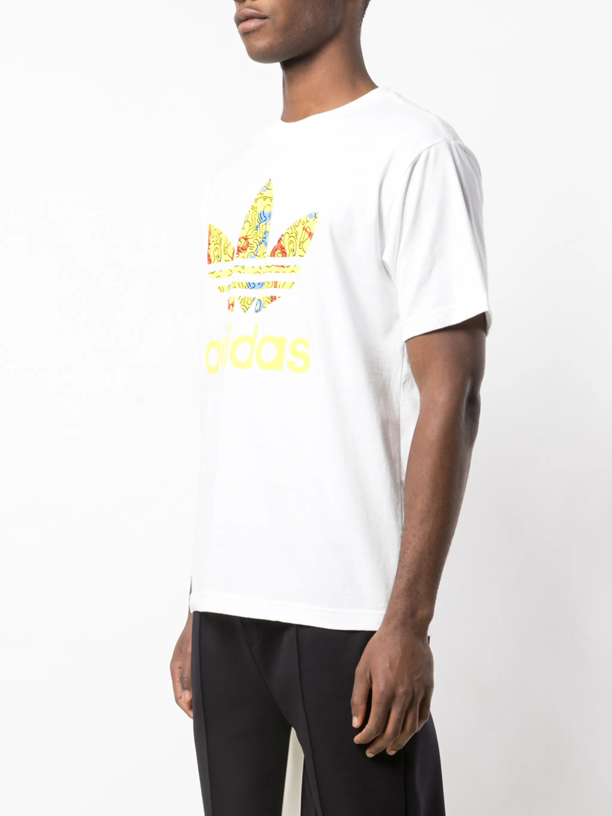 Футболка Keith Haring Adidas, белый — фото 3