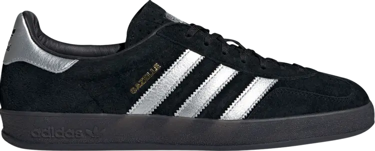 

Кроссовки Gazelle Indoor 'Black Matte Silver', черный