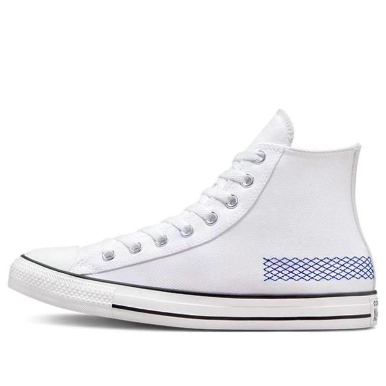 

Кеды Converse Chuck Taylor All Star High Top Retro Sports Skateboarding Shoes White Blue, белый