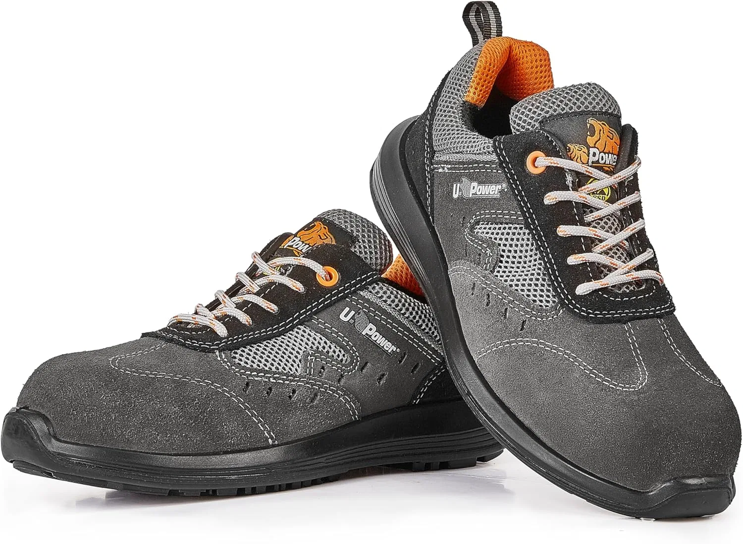 UPOWER Unisex Sprint O Esd S1 Fo SrЗащитная обувь, Lead Grey Black — фото 4