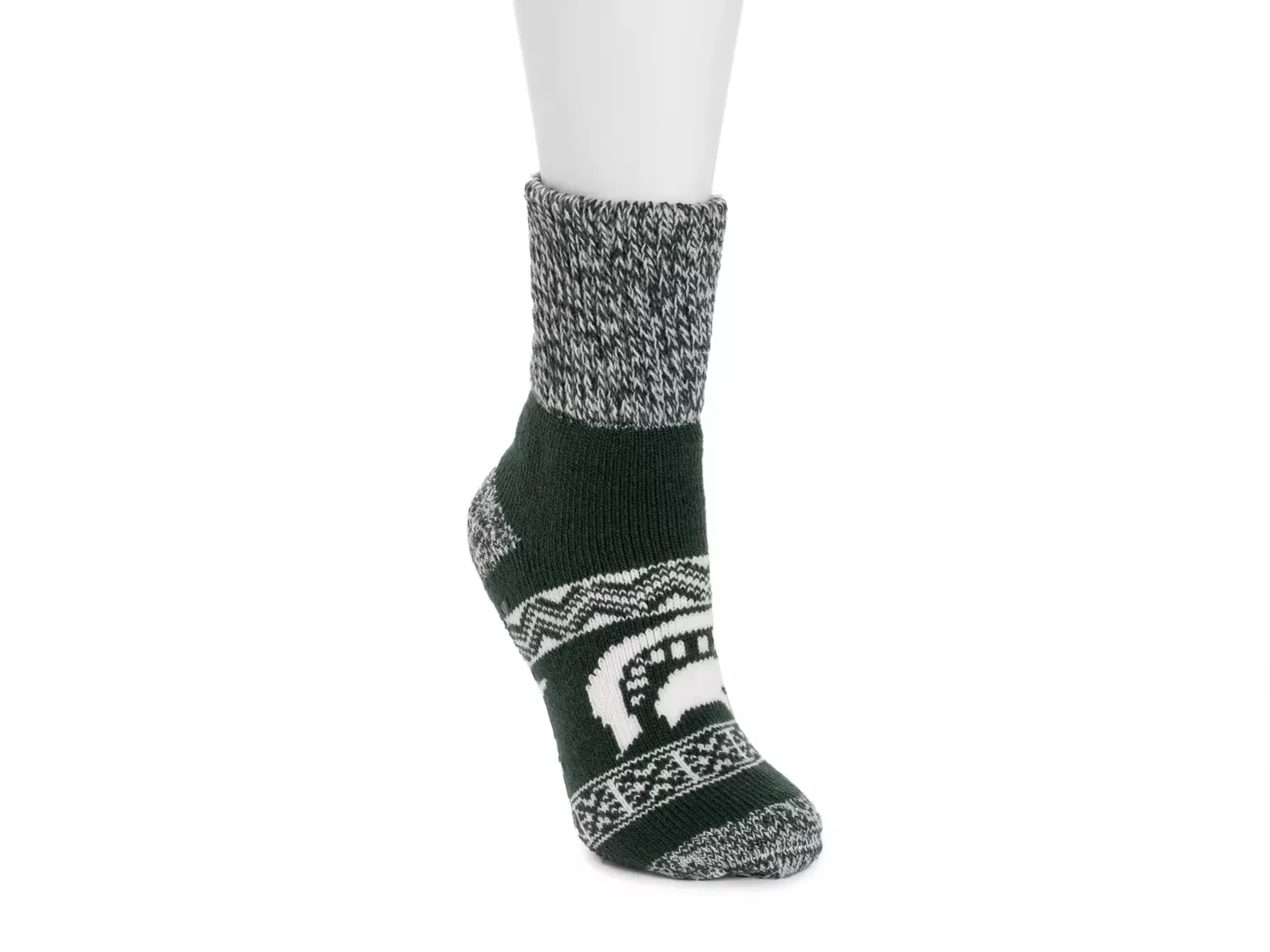 

Game Day Unisex Heat Retainer Short Crew Носки Muk Luks, Michigan State