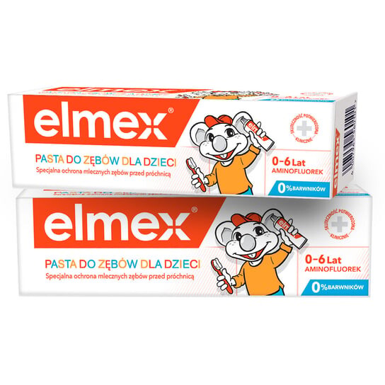 

Зубная паста Elmex Kids для детей 0-6 лет 2х50 мл