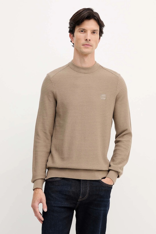 

Свитер из кашемировой смеси Boss Orange, бежевый