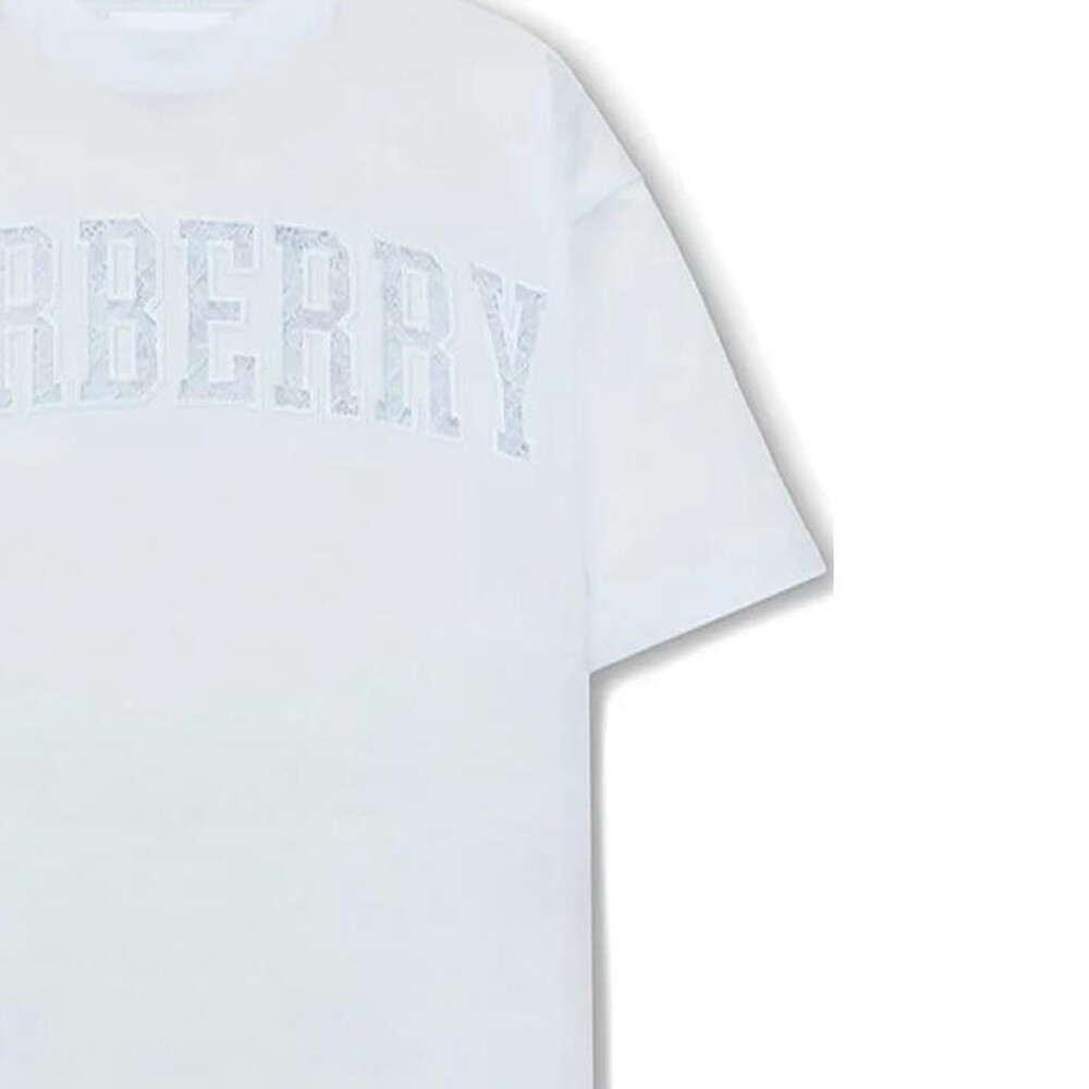 Футболка Burberry женская, светло-голубой — фото 4