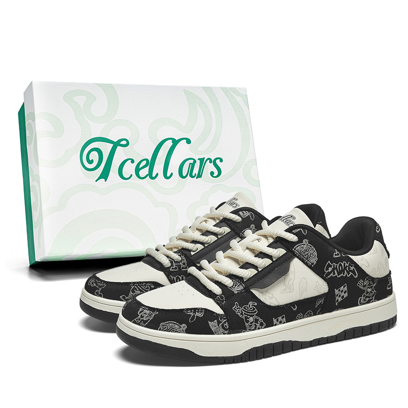 

Скользоустойчивый, износостойкий, дышащий, легкий, увеличивающий рост, амортизирующий баланс low top TCELLARS, Night Sky[Full-Length Air Cushion]