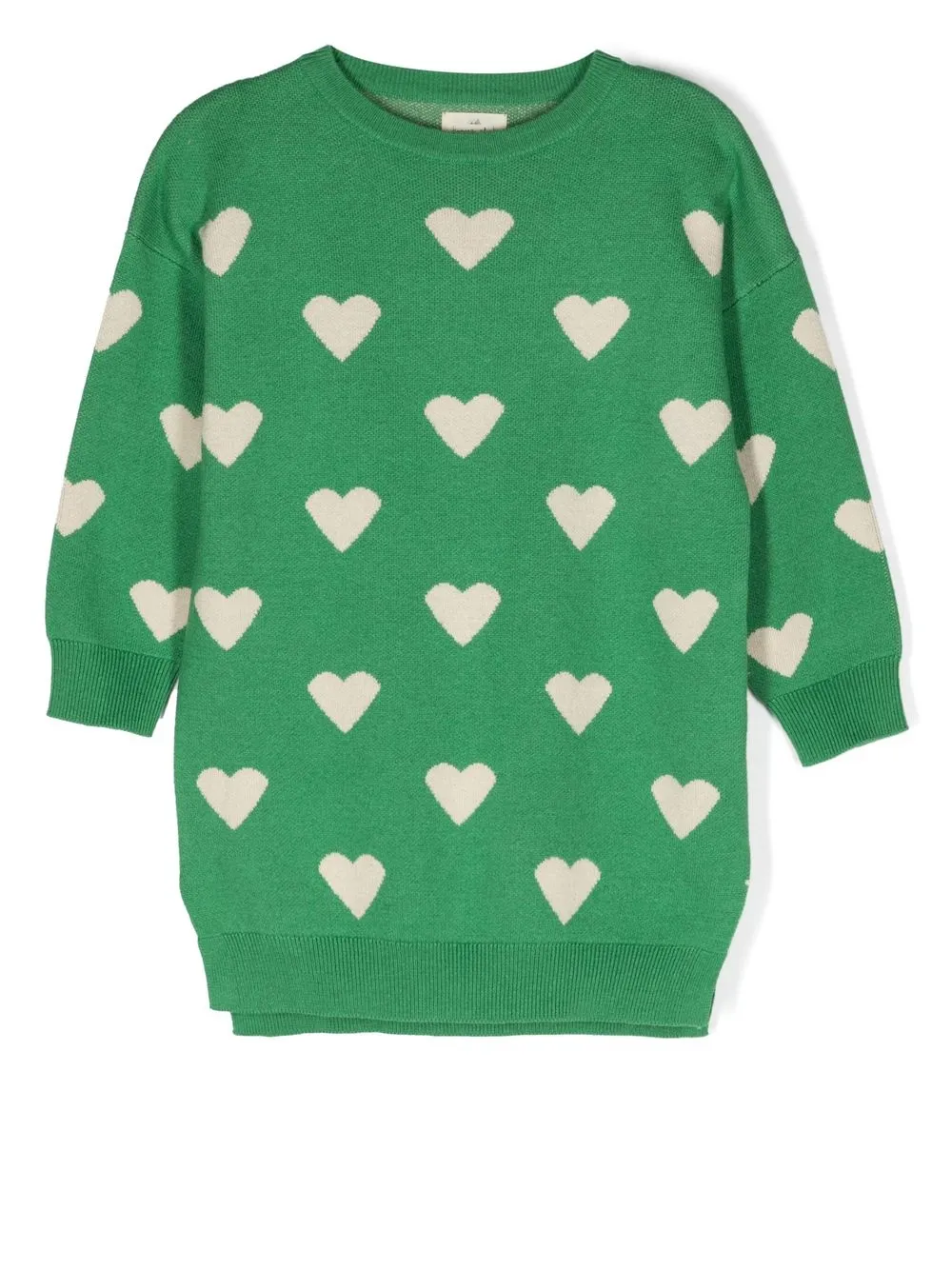 

Свитер вязки интарсия Konges Sløjd, зеленый