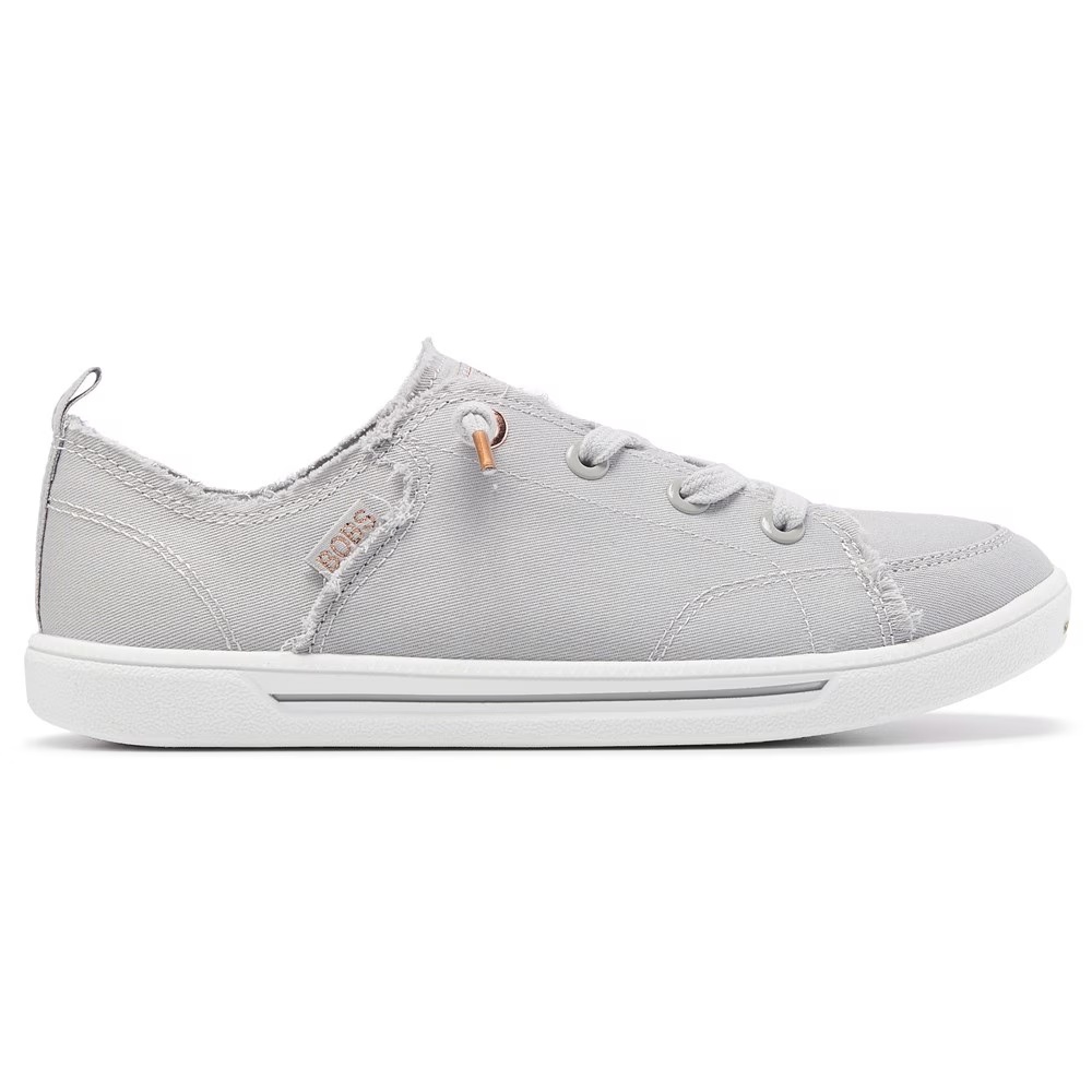 Кеды на резинке Bobs b cute 2.0 Skechers, grey canvas — фото 2