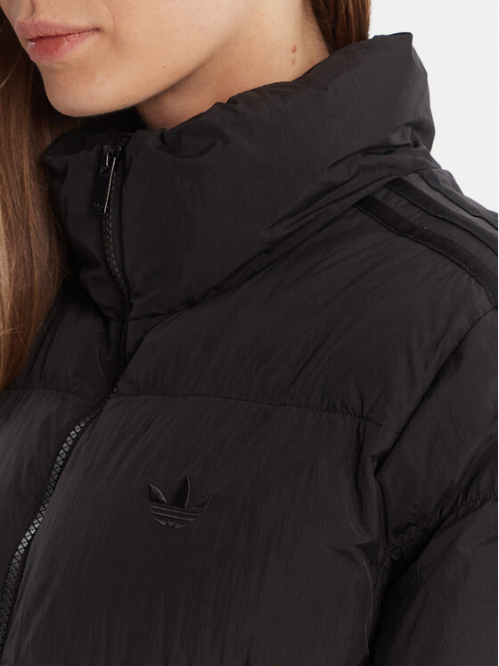 Зимняя куртка loose fit adicolor JX2957 Adidas, черный — фото 4