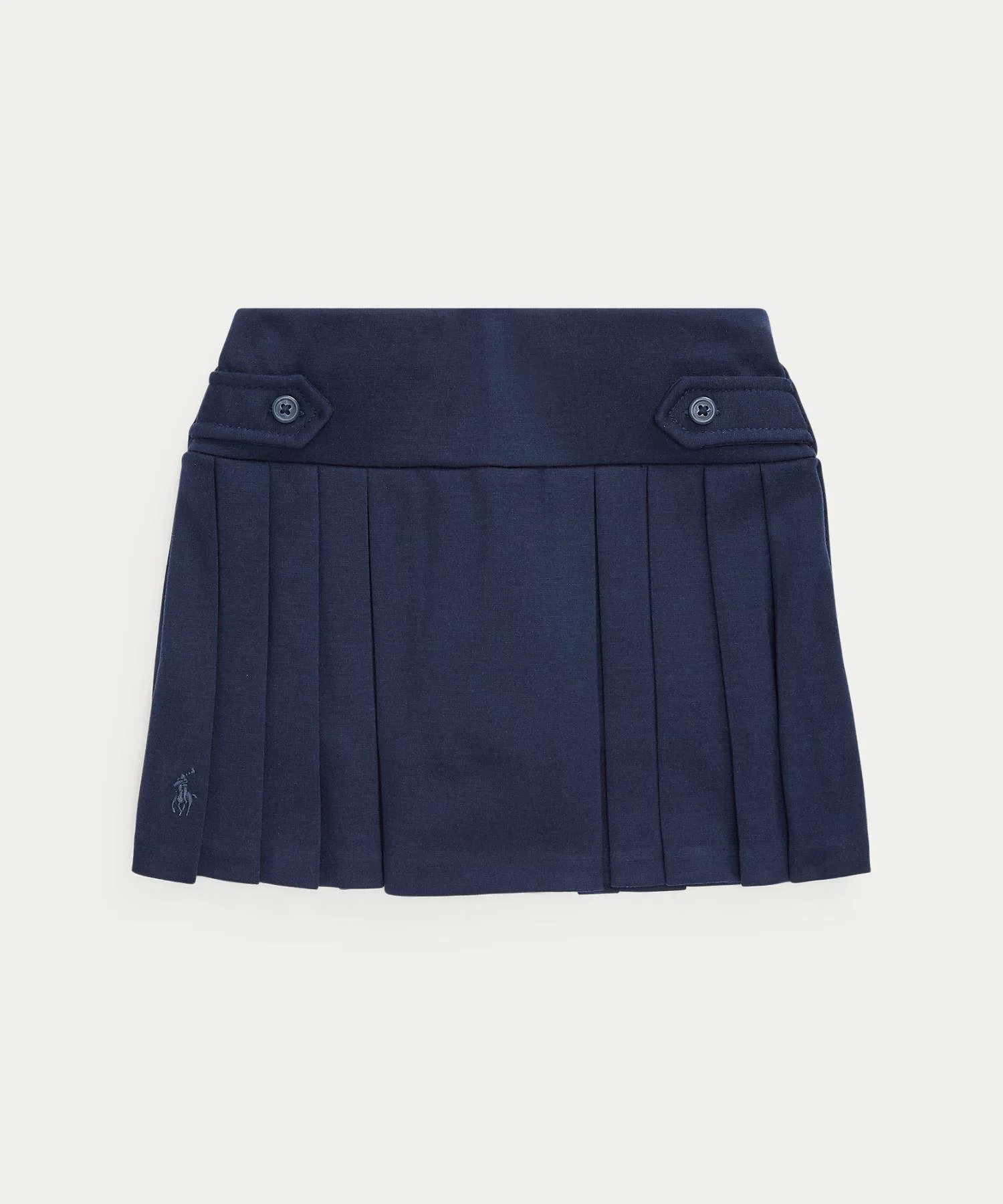 Плиссированная юбка-шорты из ткани понте (для девочек 2-6 лет) Polo Ralph Lauren, 410 Navy