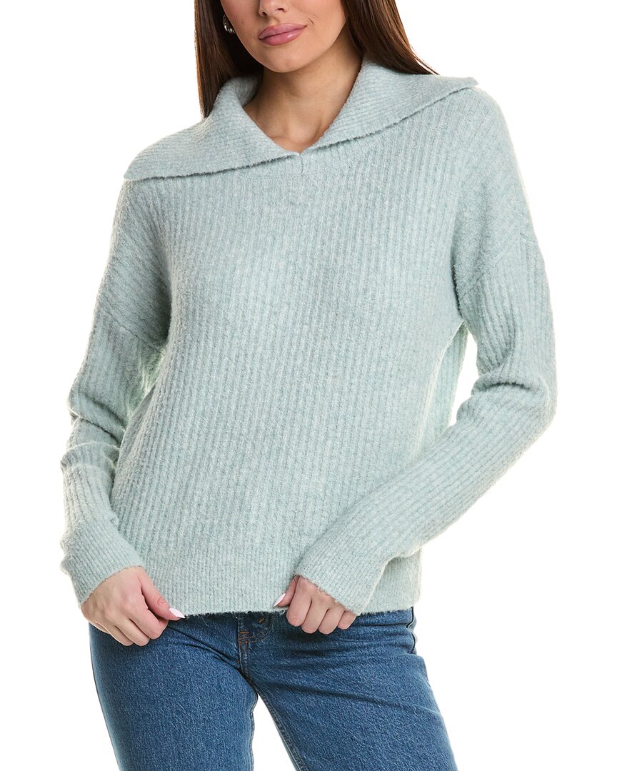 

Lilla P Легкий разрезной воротник Свитер из смесовой шерсти, серый